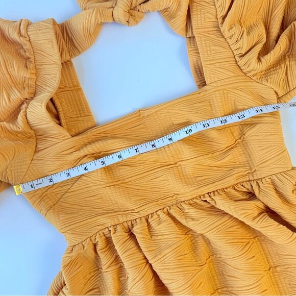 Free People Violet Mini Dress in Carrot Ginger Size XS - Picture 12 of 14